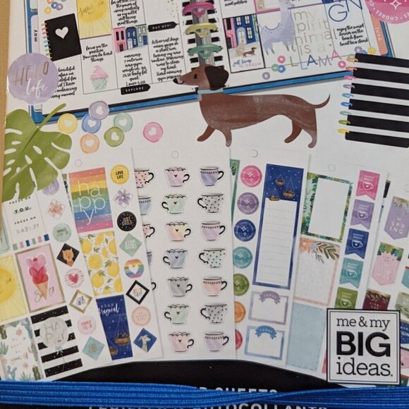 NWT 'Happy Illustrations' 521 pcs Happy Planner Classic Sticker Book Home NEW - Picture 3 of 5